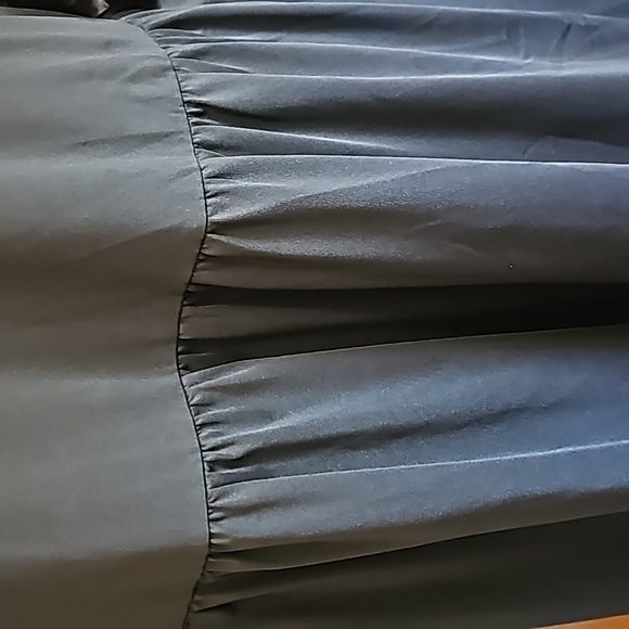 Black & leopard animal print slip over dress easy care Plus 2XL elastic waist - Picture 8 of 11